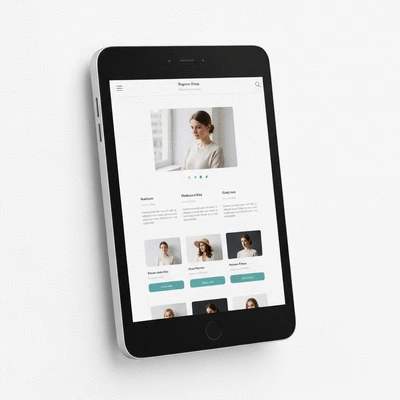 Image illustrating effective website design practices