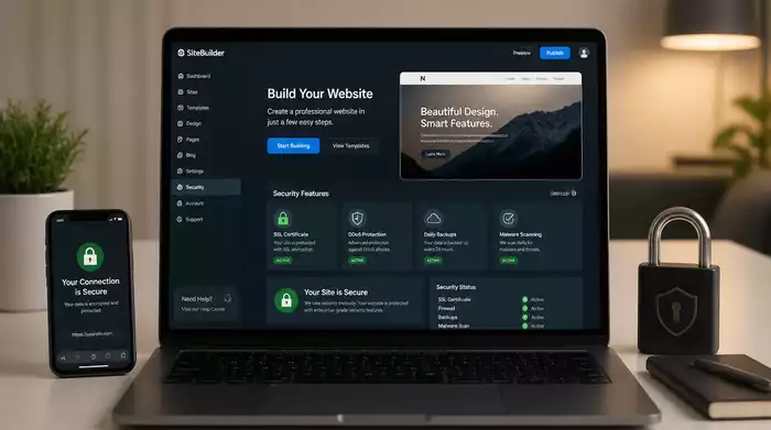Comparing Website Builder Security Features