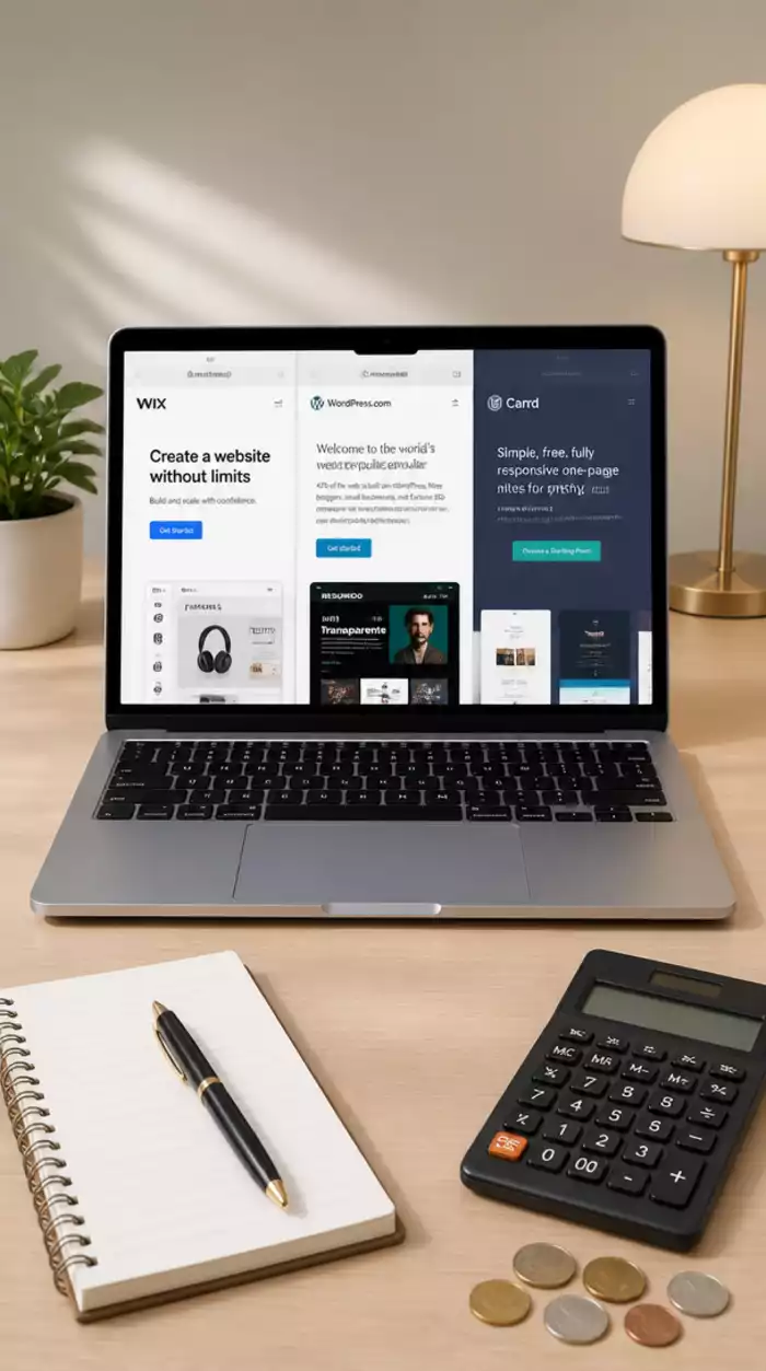 Paid Plans: Wix vs. WordPress vs. Carrd